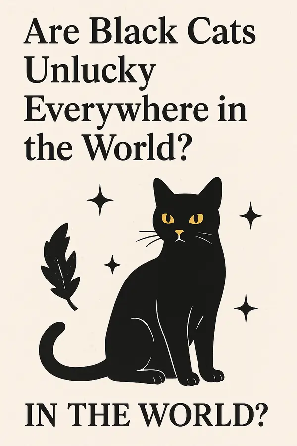 Are black cats unlucky everywhere in the world?