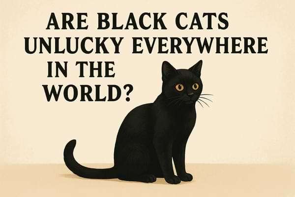 Are black cats unlucky everywhere in the world?