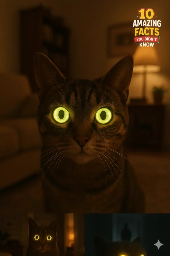 Cats Can See in Near Darkness