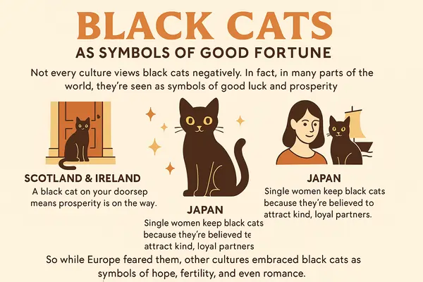 Black Cats as Symbols of Good Fortune