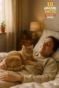 Is it true that cats lay on your chest to heal you?