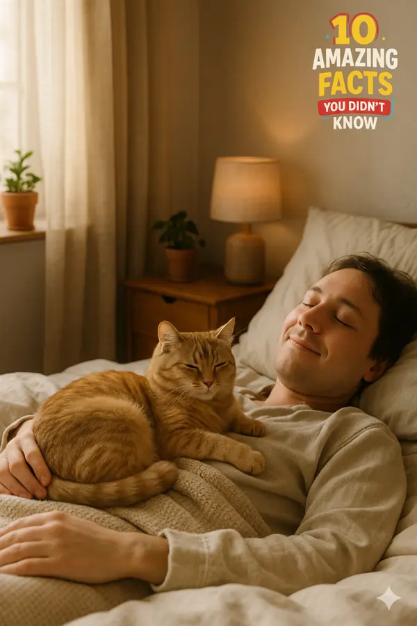 Is it true that cats lay on your chest to heal you?