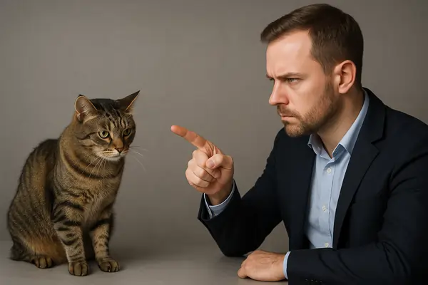 How to discipline a cat?