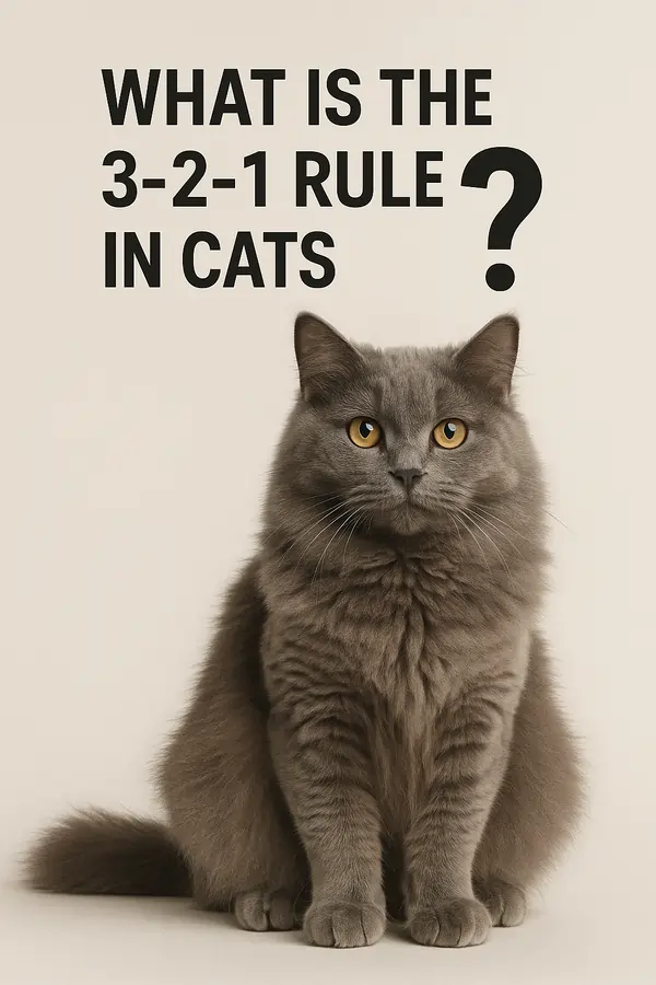 What is the 3:2:1 rule in cats?