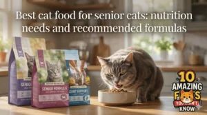 Best cat food for senior cats nutrition needs and recommended formulas