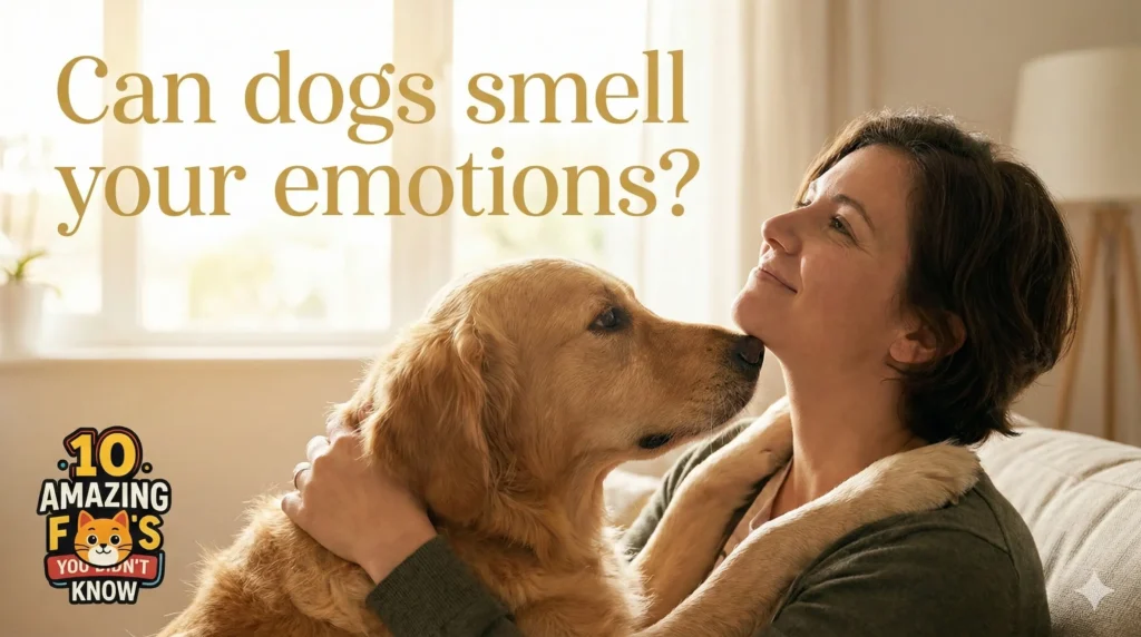 Can dogs smell your emotions?