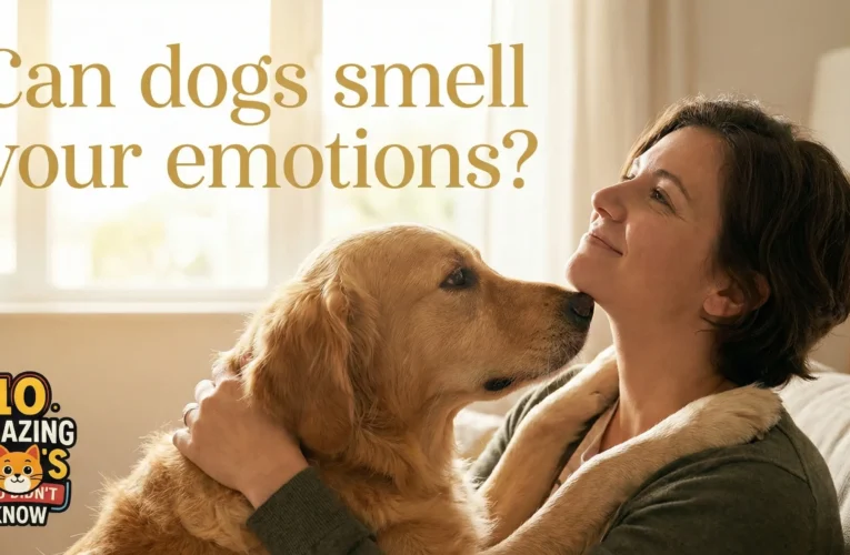 Can dogs smell your emotions?