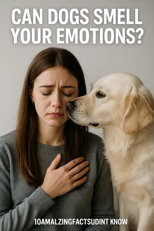 can dogs smell your emotions