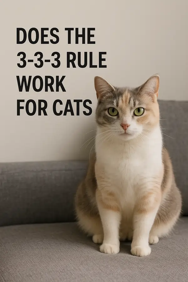 Does the 3-3-3 rule work for cats?