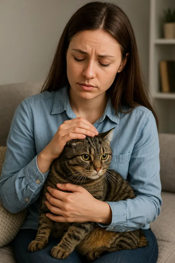 How can I help my cat feel safe during the adjustment period?