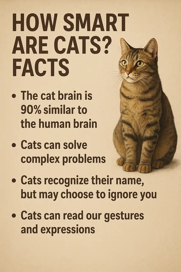 How smart are cats facts?