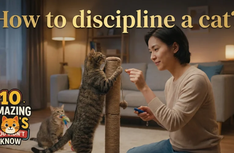 How to discipline a cat