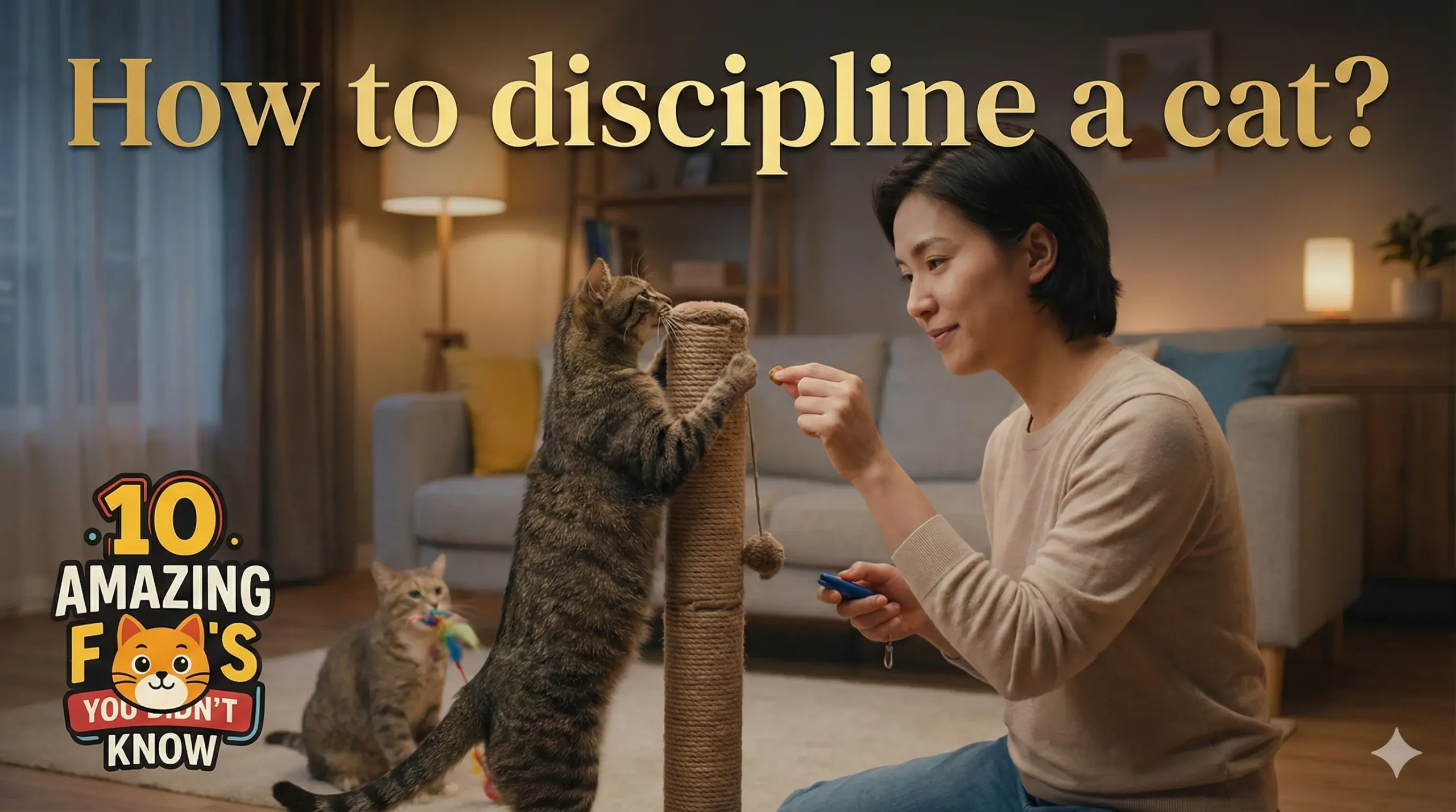 How to discipline a cat