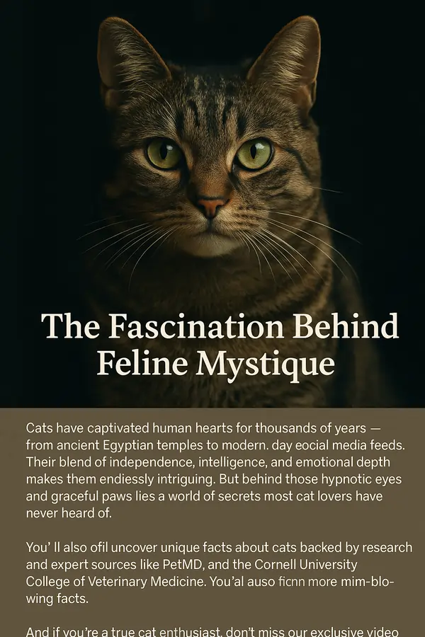 The Fascination Behind Feline Mystique