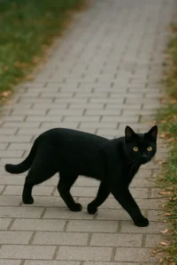 What does it mean if a black cat crosses your path?