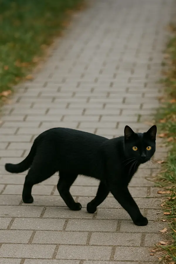 What does it mean if a black cat crosses your path?