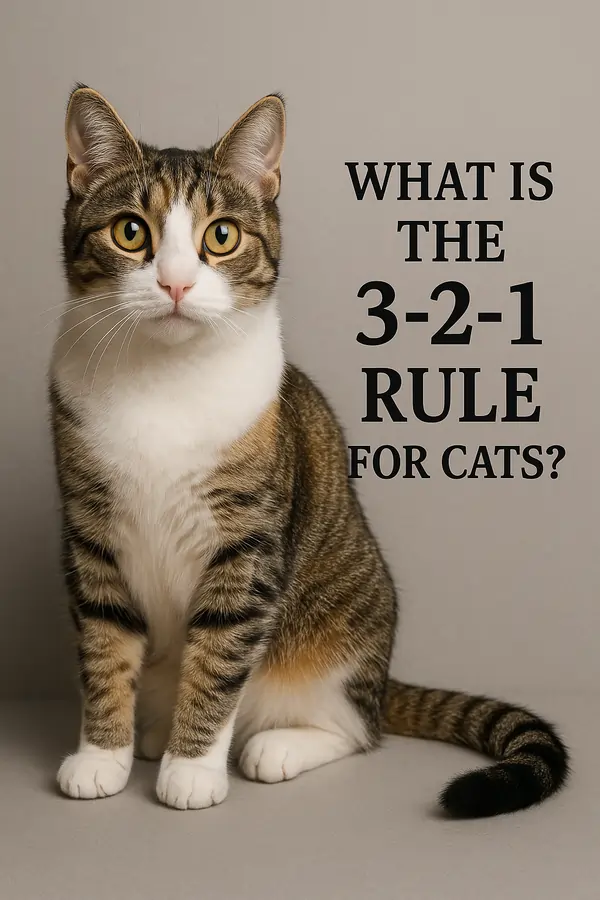 What is the 3 2 1 rule for cats?