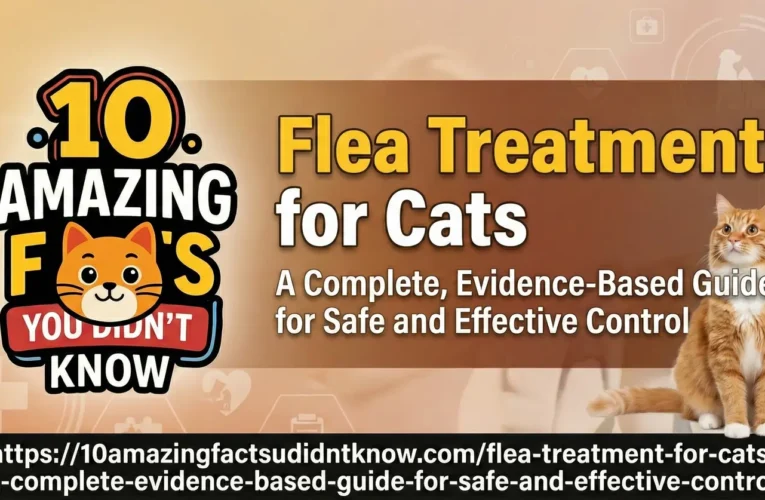 Flea Treatment for Cats: A Complete, Evidence-Based Guide for Safe and Effective Control