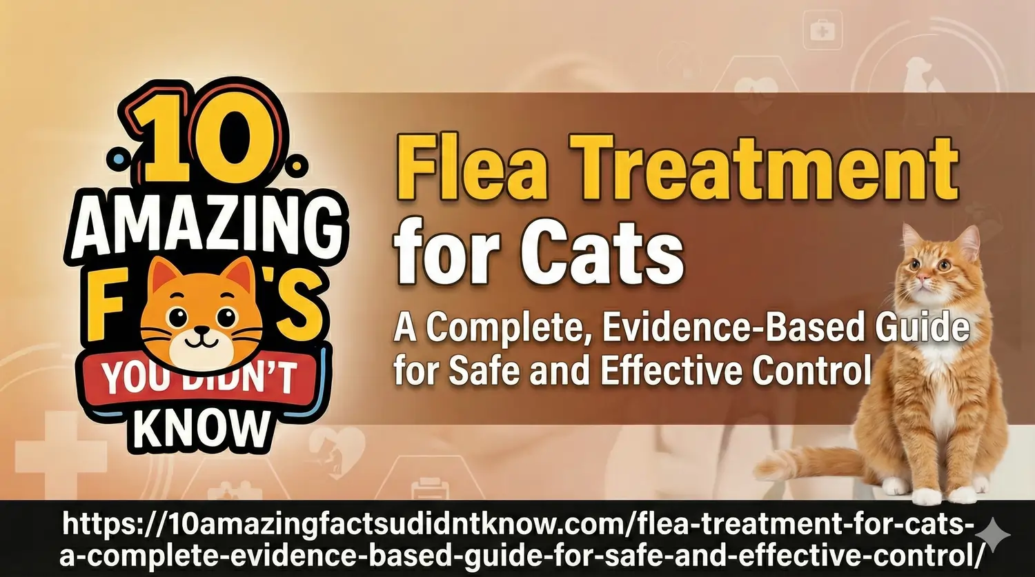 Flea Treatment for Cats: A Complete, Evidence-Based Guide for Safe and Effective Control