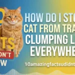 How do I stop my cat from tracking clumping litter everywhere?