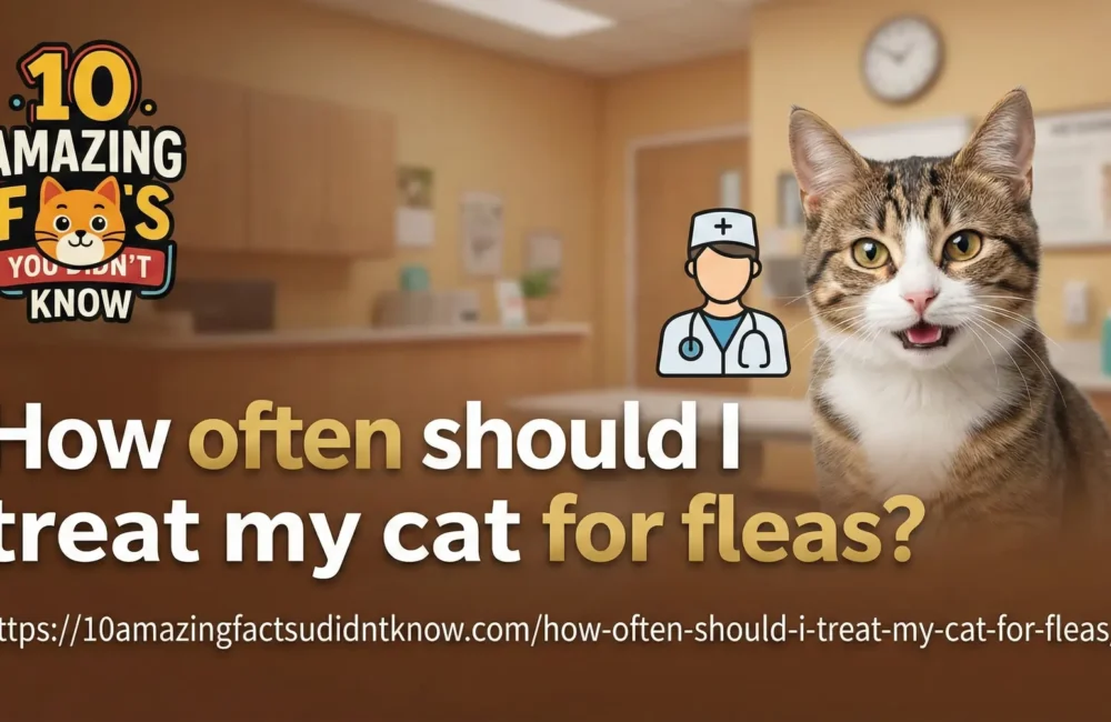 How often should I treat my cat for fleas