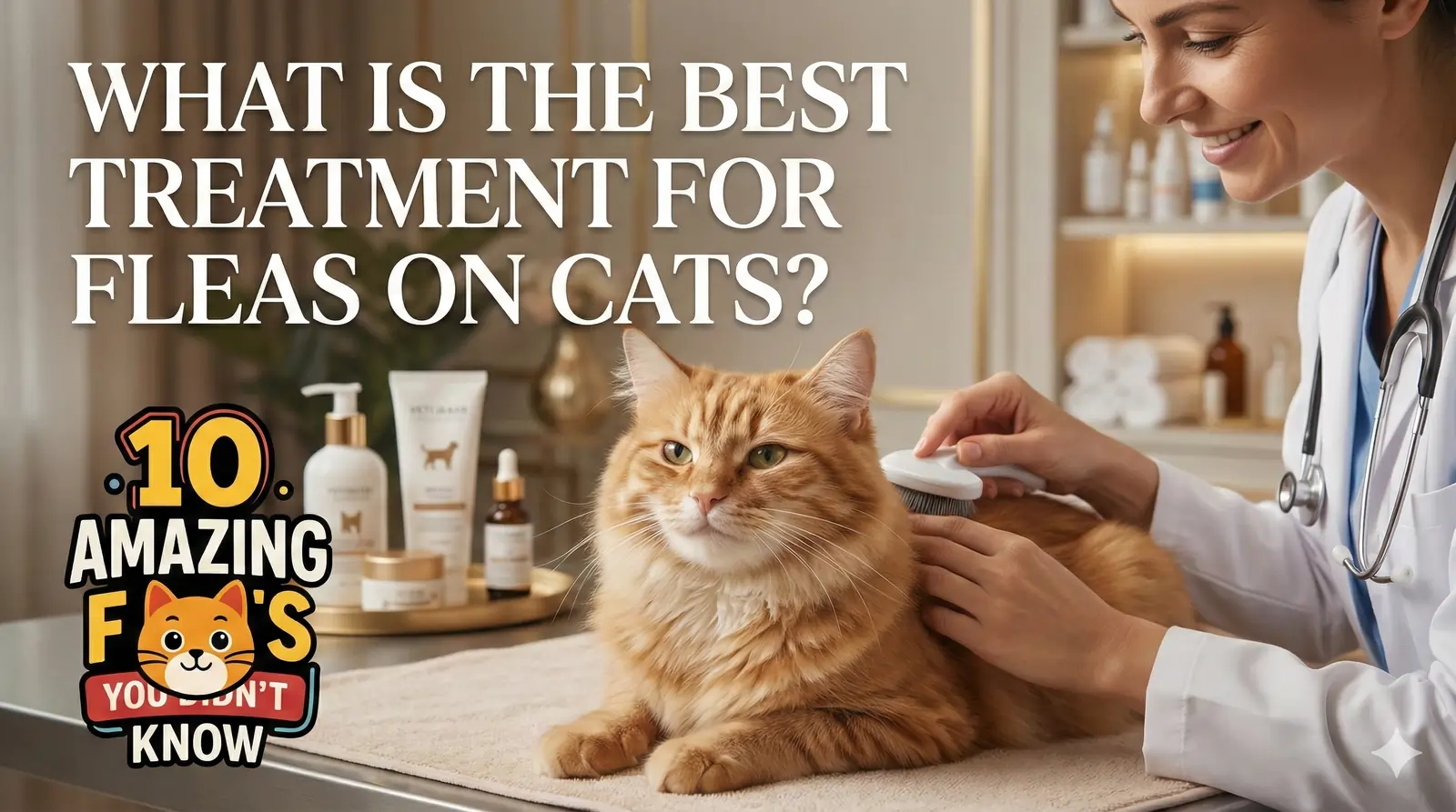 What is the best treatment for fleas on cats?
