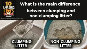 What is the main difference between clumping and non-clumping litter?