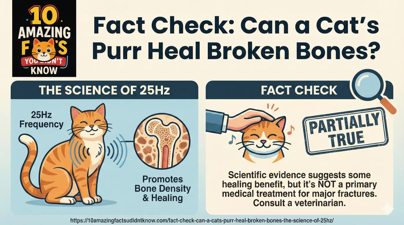 Fact Check: Can a Cat's Purr Heal Broken Bones?